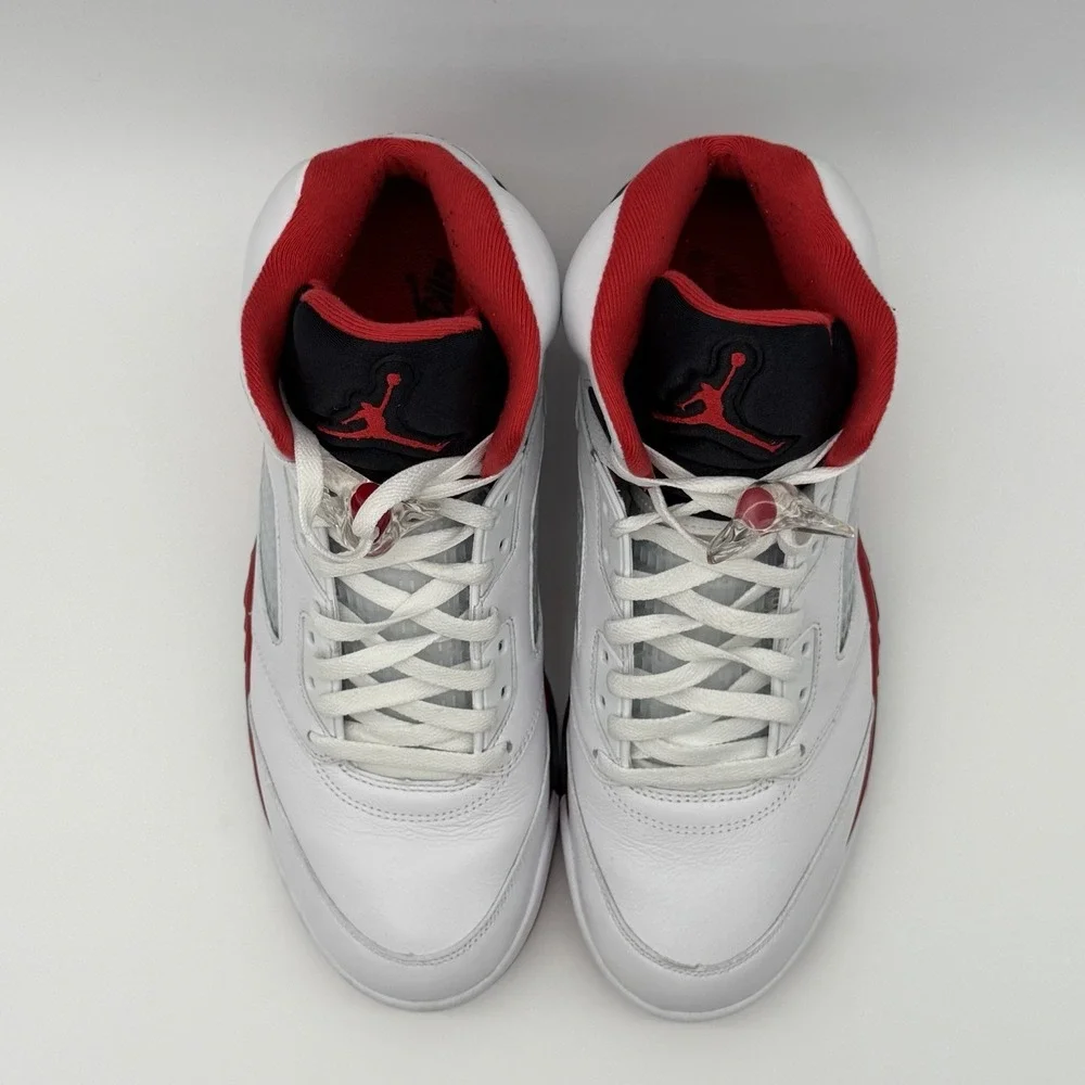 Air Jordan 5 Retro OG Fire Red Black Tongue HQ7978-101 12M clean/authenticated!
